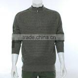 Men Pullover Sweater With 1/4 Zipper ,blue Long Sleeve Wool Sweater Pullover,merino Wool Sweater thumbnail-1