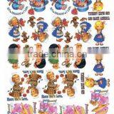 Good Elastic Carton Logo Heat Transfer Paper for Baby T-shirt/garment Heat Tranfer Label