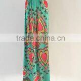 Women's High Waist Dashiki African Print Maxi Skirt Summer Boho Dress thumbnail-4