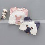 Wholesale Guangzhou Clothes Cotton Newborn Calf Pattern Baby Bodysuit thumbnail-1
