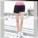 Women Polyester Dri-Fit Athletic Fitness Dance Yoga Sport Lycra Compression Shorts thumbnail-3