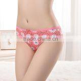 Beautiful Flower Printed Underwear Cotton Girls Briefs Sexy Panties thumbnail-1