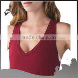 Naturally Breathable Fabric for V-neck Tank Without Shelf Bra thumbnail-3