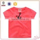 Hot Selling Kids Wear Short Sleeve T-shirt Printing Design Child Wear With Pocket thumbnail-4