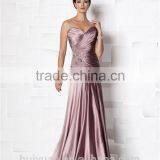 Elegant Sleeveless Beaded Satin Pakistani Designers Bridal Dresses thumbnail-1
