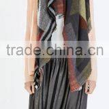 Fashion Hot Popular Lady Checked Plaid Scarf thumbnail-1
