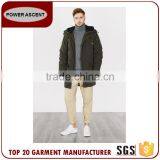 Winter Warm Men's Long Pollar Cotton Hoody Coat Padded Jacket Made In China thumbnail-6