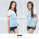 Nursing Top Short Sleeve Maternity Breast Feeding Tops Tanks for Pregnant Women thumbnail-5