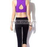Purple Yoga Clothing Women Sports Aerobics Pant Suit thumbnail-3