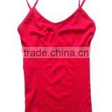 OEM Wholesale Summer Women White Classic Sleeveless Seamless Tank Top thumbnail-4
