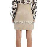 2017 OEM Spring Warm Tone Mini Tight Skirt With Side Fasteners thumbnail-4