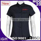 Women Cut Fitting Shirt With 100% Cotton Official Work Shirt Dress for Lady thumbnail-1