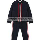 2017 Wholesale Fashion Custom Sports Suit Kids Baby Boy Contrast Pocket Tracksuit Children's Clothing Set thumbnail-3