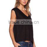 Slub Knit Muscle Tank Top Wholesale thumbnail-2