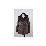 Faux fur coat, fake fur jacket, artificial fur garment AR-0256