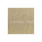 AISI, ASTM Brass Colour No.4 Satin Finish Ti-coating Stainless Steel Colored Sheet thumbnail-1