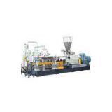 Strand cutting parrall twin screw PET granulating machine by pulls strap ways