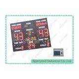 Single Sided Led Electronic Basketball Scoreboard With 24 Second Shot Clock 3m x 2m