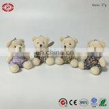 Teddy Bear Gift Kids Sitting Animal Tiny Plush Keychain Toy thumbnail-1