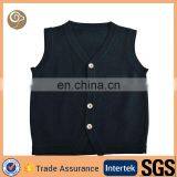 Cardigan Design Knitted Wool Baby Vest thumbnail-1