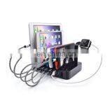 New Products Multi Functional 6 Ports Usb Charging Station With Watch Charging for Apple Stand