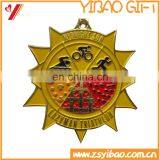 Competition Custom Award Metal Running Sports Medal With Ribbon thumbnail-3