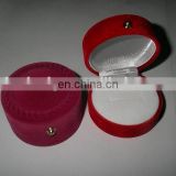 gift box for lapel pin, round shape lapel pin box, different color lapel pin box, velvet box for pin