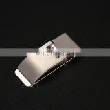 PROMOTIONAL SALE POPULAR ZINC ALLOY PAPER SILVER BLANK MONEY CLIP