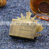 Customized Logo Wholesale Factory Direct Sale Design for Office Desk Ancient Bronze Name Card Holder thumbnail-3