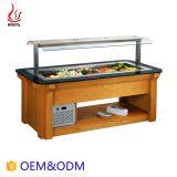 Counter Top Marble Sliding Door Salad Bar Display Equipment thumbnail-3