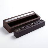 Long PU Rings Display Stand Luxury Wooden Rings Jewelry Display With Custom Logo thumbnail-4