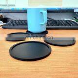 Amazon Hot Sell 1 Set 4 Pcs /8pcs Food Grade Silicone Coaster With Holder thumbnail-5