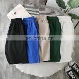 Cheap Item Polyester Fabric INS Hot Selling Solid Color Elastic With Drawstring Adjusted Men Biker Shorts thumbnail-2