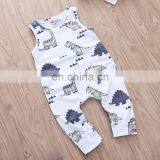 2019 Summer Dinosaur Animal Full Print KIDS BODYSUITS ROMPERS Infant Cotton Romper for 0-2years thumbnail-3