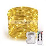 8 Modes Battery Operated Box String Lights 100Leds Outdoor Waterproof Fairy Lights LED Rope Lights