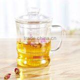 Chinese Glass Teapot Tea Cup 350ml With Infuser and Lid for Green or Herbal Tea