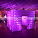 Customized Colorful LED Inflatable Photo Booth With LED Tube Lights For Hot Sale thumbnail-3
