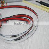 pvc galvanized chrome metal strips decorative edge banding for furniture and car