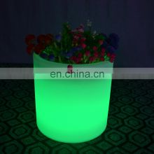 Top seller wedding decoration led vase outdoor planter flower pot