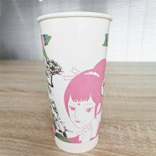 Large capacity disposable recyclable hot beverage cups