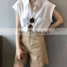 Women's Fashion New Style Short Sleeve Summer Korea Tencel Lyocell Shirts thumbnail-2