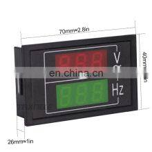 DL85 AC100-300V 10-100HZ Dual Display Voltage Frequency Meter LED Voltmeter HZ Meter Detector AC Meter thumbnail-3