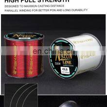 Nylon Fishing Line 300m/500m 5 Colors Super Strong Pull Power Line Fluorocarbon Fishing Line thumbnail-4