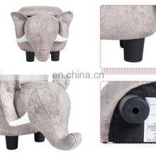 Animal Elephant Shaped Kids Storage Stool for Living Room Furniture thumbnail-5