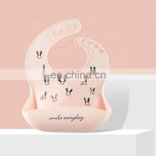 Soft Water Proof Cute U-Shape Silicone Baby Bibs thumbnail-2