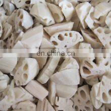 Sinocharm BRC Approved 6-9g/pc Lotus Root Cut Frozen IQF Lotus Root Chunks thumbnail-3