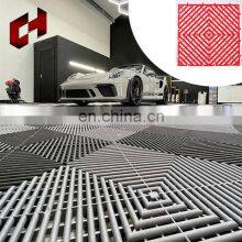 50Mm Black White Flow Grills Corner Floor Connectors Plastic Airflow Gym Access Floor Grate Flooring With Logo thumbnail-4