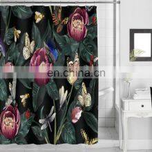 Hot Selling Fashion Printed Polyester Bath Curtain Bathroom thumbnail-2
