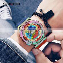 SANDA 9004 Hot Sale High-grade Men Watch Multifunctional Mirage Digital Wristwatch Logo Watch thumbnail-3
