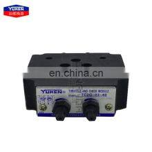 YUKEN Superimposed One-way Throttle Valve TC1G-01-40 TC2G-03-40 TC2G-03-A-40 TC 2G Hydraulic Valve TC2G-01 03 thumbnail-5